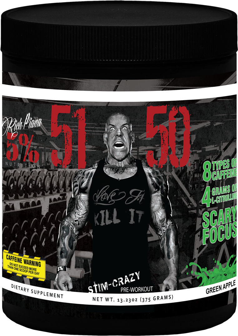 5% Nutrition 5150 Pre-workout - Rich Piana 5150 (737x986), Png Download