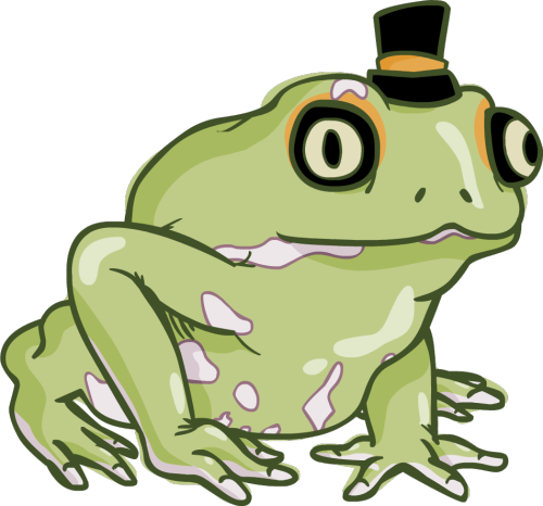 The Gallery For > Transparent Frog Tumblr Transparent - Frog (500x466), Png Download
