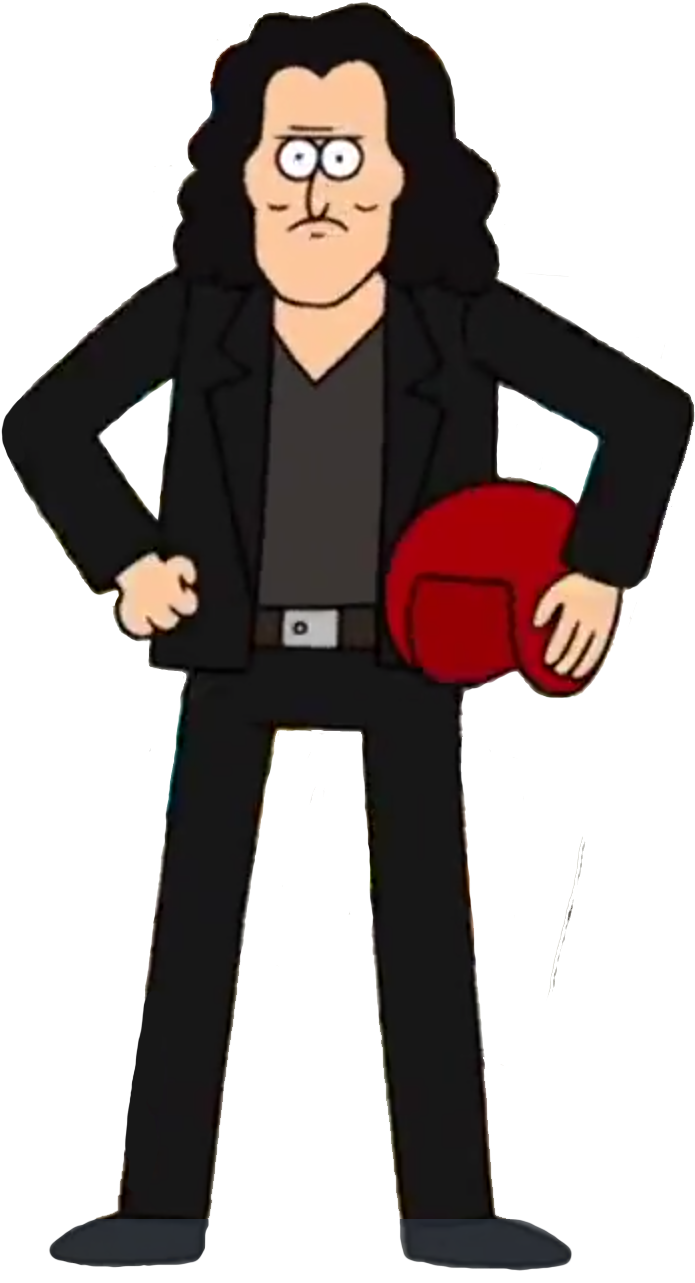 Tape Hunter - Tommy Wiseau Regular Show (788x1368), Png Download