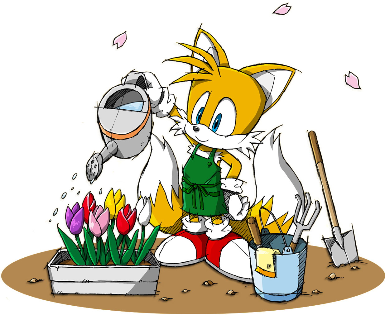 Image Sonic Miles Tails Prower Png News - Sonic Channel Tails (1235x1011), Png Download