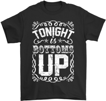 Tonight Is Bottoms Up Drinking Nights Shirtstonight - Red Light Radio T Shirt (480x480), Png Download