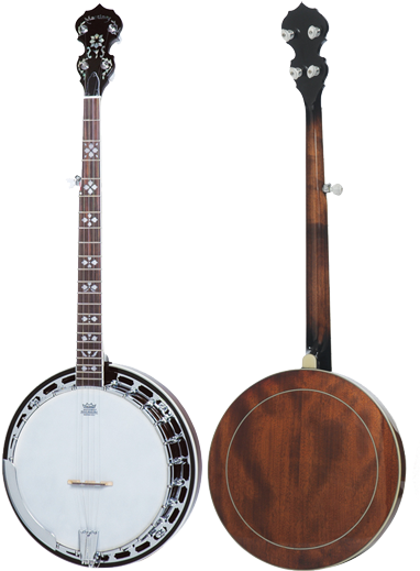 Martinez Mbj-45l 5 String Open Back Banjo - Martinez Banjo (666x518), Png Download