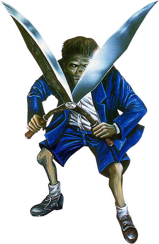 Scissorman - Clock Tower Game Png (516x791), Png Download
