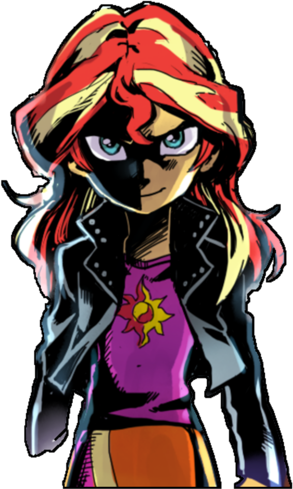 Baekgup, Badass, Clothes, Dead Source, Edit, Equestria - My Little Pony Equestria Girls Badasses (1024x1024), Png Download