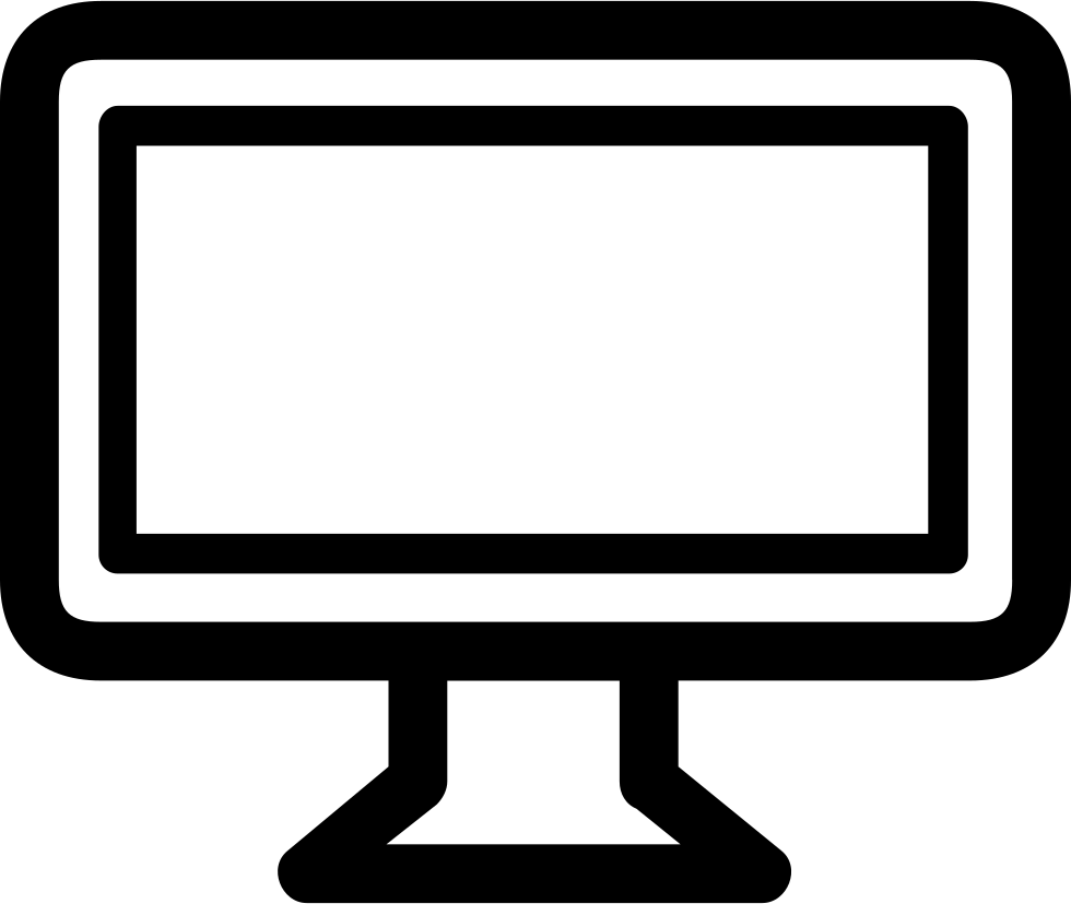 Frontal Tv Monitor Free Vectors, Logos, Icons And Photos - Icono De Monitor (400x400), Png Download
