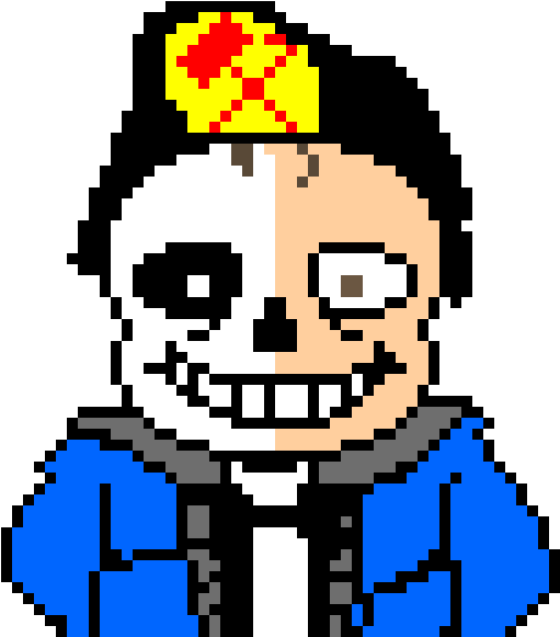 Communist Sam - Sans Battle Sprite Colored (600x610), Png Download