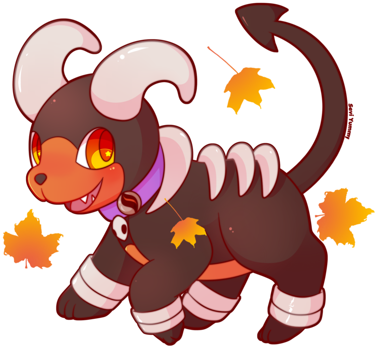 Commission Houndoom By Seviyummy Jpg Download - Drawing (800x800), Png Download