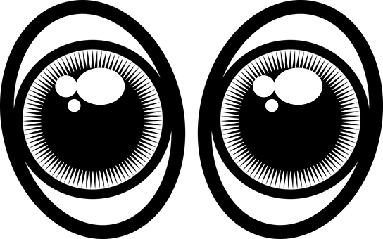 Optical Illusion Clipart Ocular - Eyes Png (544x340), Png Download