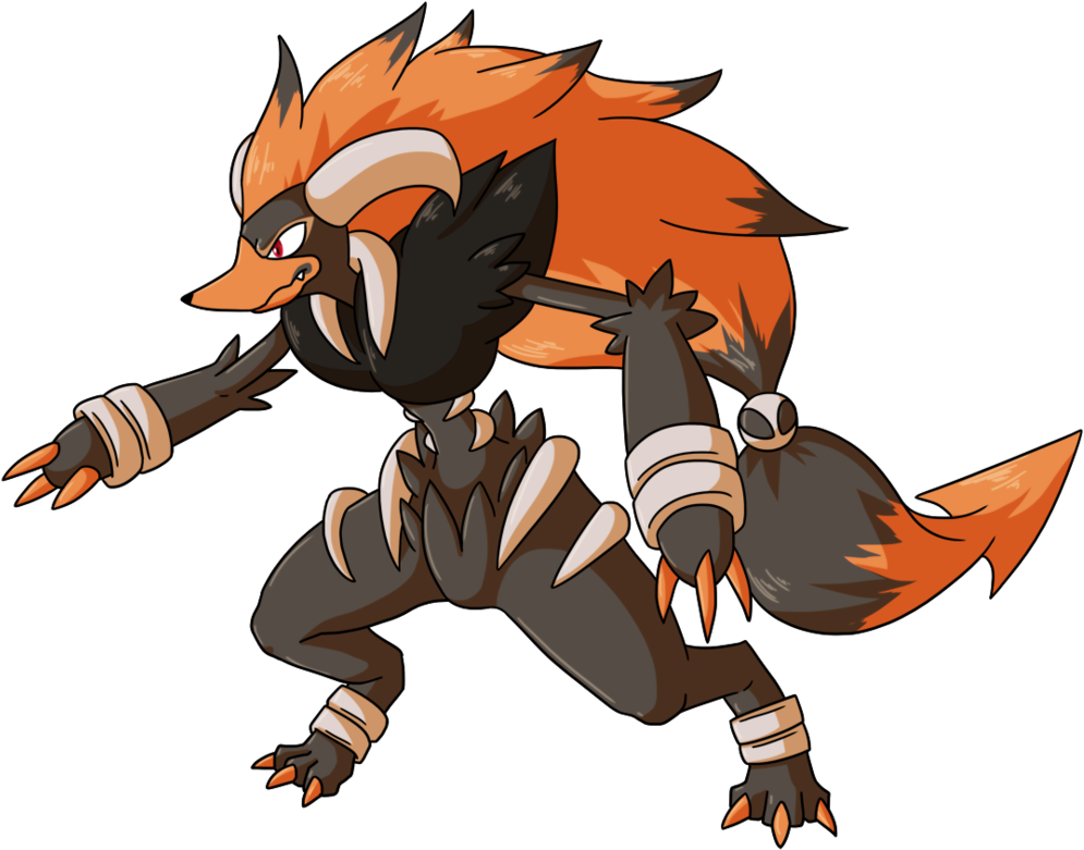 Houndoom Zoroark Pokemon Pinterest Pokemon Fusion Pokémon - Houndoom Zoroark (1024x833), Png Download