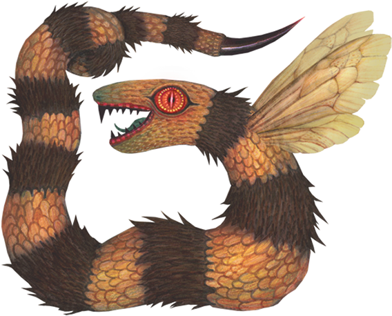 With Its Staring Eyes, Sharp Teeth And The Power To - Illustration (698x532), Png Download