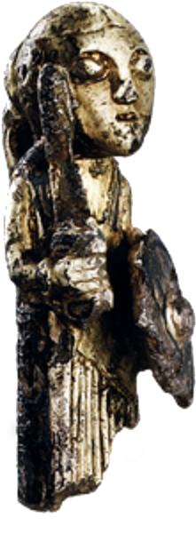 Valkyrie Fra Hårby - Viking Way: Religion And War In Late Iron Age Scandinavia (342x688), Png Download