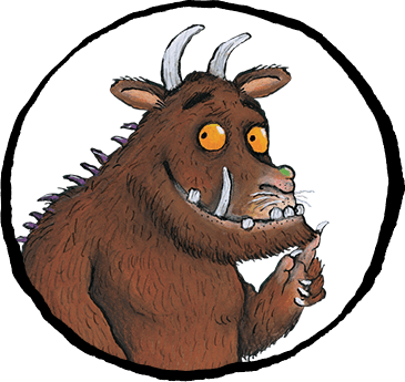 He Has Sharp Teeth And His Tusks Are Horrible - Gruffalo Character (365x345), Png Download