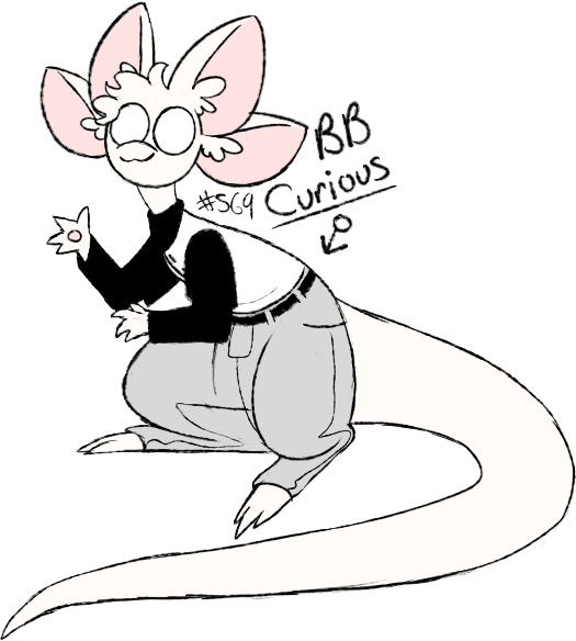 His Small Hands Have Sharp Claws That Retract Like - Cartoon (525x584), Png Download