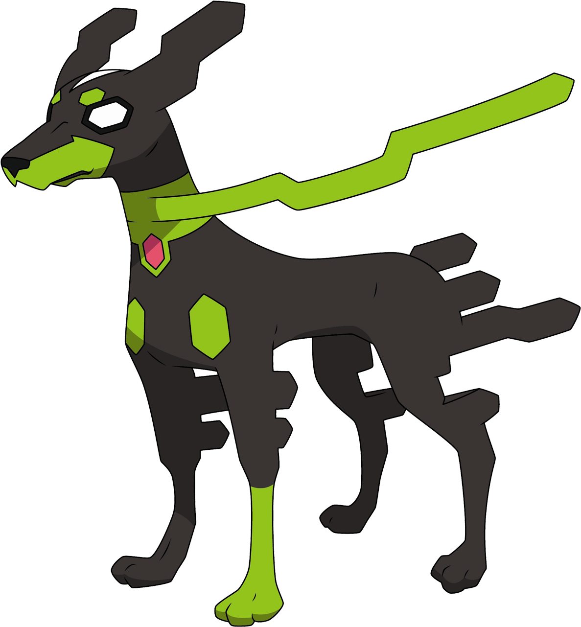 Zygarde 10% Forme Is A Zygarde With 10% Of Its Cells - Pokemon Zygarde Dog (1186x1280), Png Download
