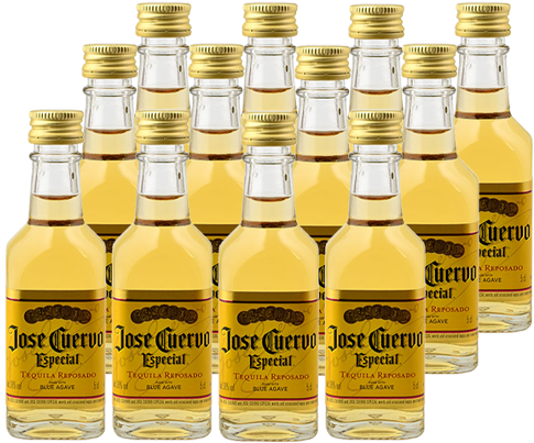 Jose Cuervo Gold Especial Tequila 5cl Miniature 38% - Jose Cuervo Especial Tequila, Gold - 375 Ml (500x500), Png Download
