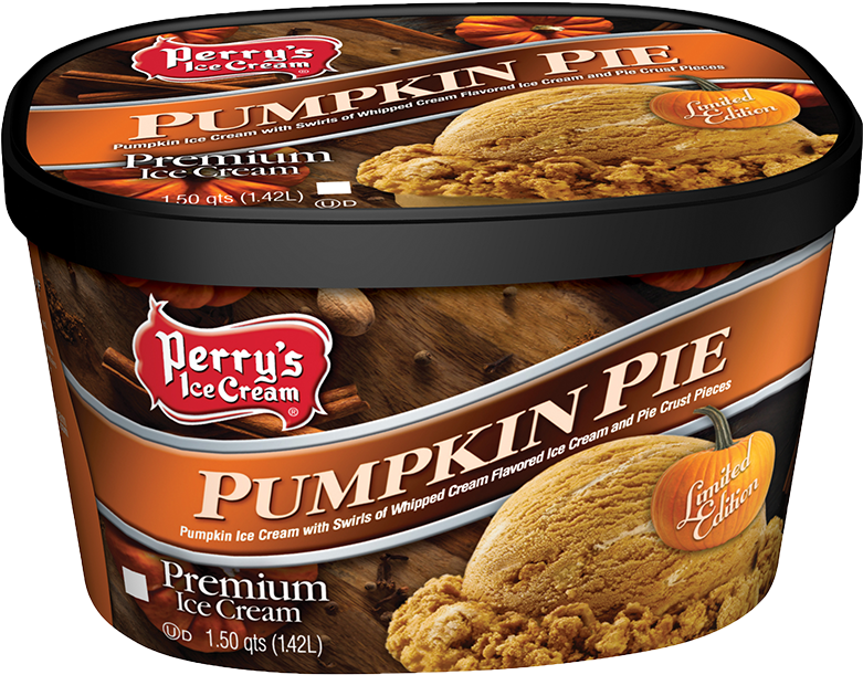 Perry Ice Cream Pumpkin Spice (783x650), Png Download