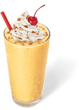 Pumpkin Pie Master Shake - Pumpkin Pie Milkshake Png (355x400), Png Download