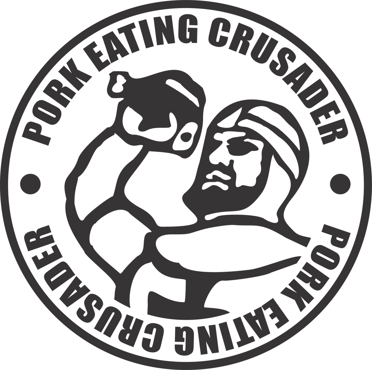Pork Eating Crusader Shirt - Cordova Catholic Cooperative School (1280x1273), Png Download