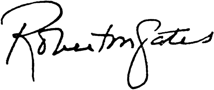 Robert Gates Signature (704x295), Png Download