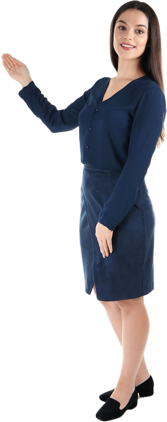Bigstock Beautiful Young Business Woman 177964612 Clipped - Beautiful Business Woman Png (540x900), Png Download