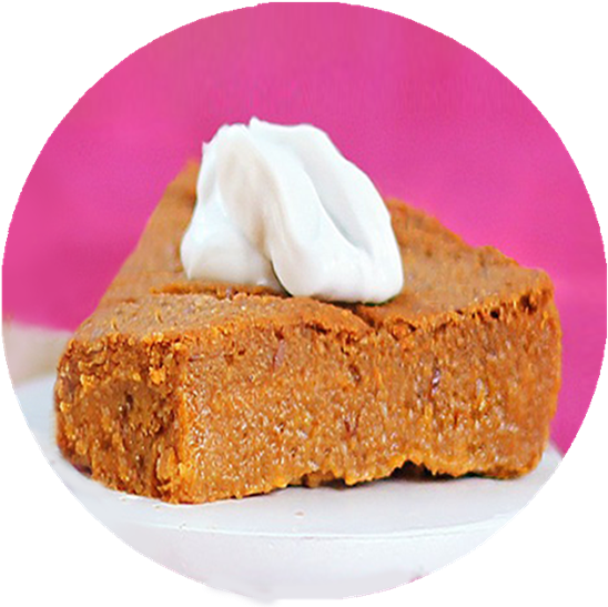 Crustless Pumpkin Pie - Pumpkin Pie (580x551), Png Download