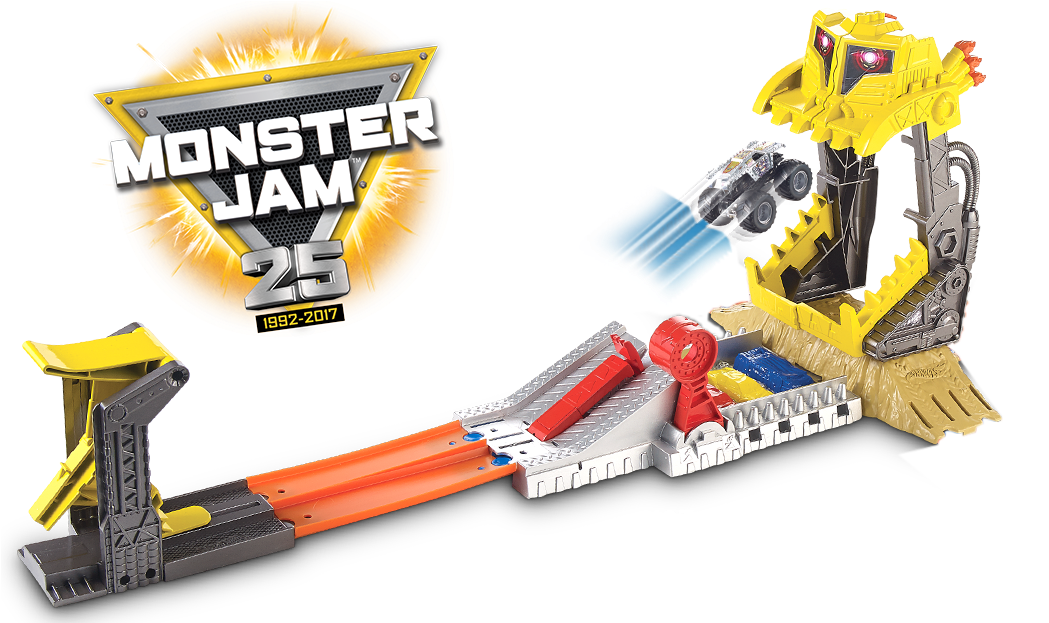 Monster Jam 25 1992-2017 - Monster Jam 25 Years Logo (1130x626), Png Download