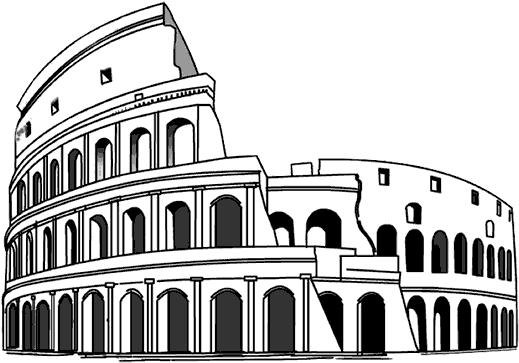 See It Feel It Love It - Colosseo Png (600x454), Png Download