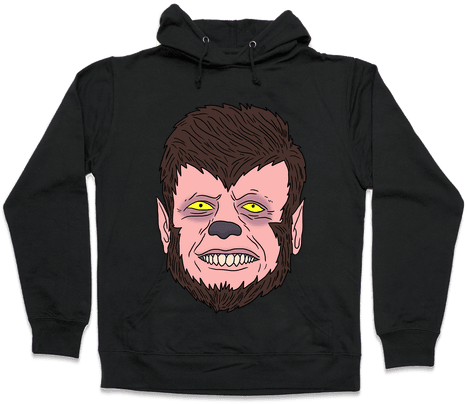 Wolfman Kennedy Hooded Sweatshirt - Ll Just Wait Until It's Quiet (484x484), Png Download