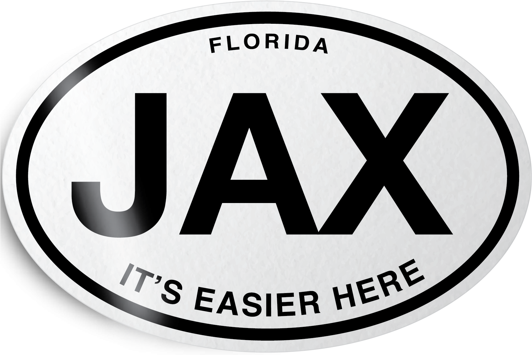 Sticker Logo Png Format - Jax It's Easier Here (1809x1218), Png Download