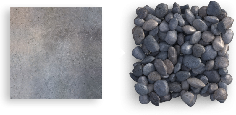 Natural Variation Through Random Mapping Coordinates - Gravel (800x400), Png Download