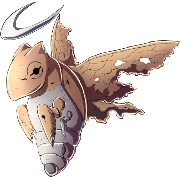 Original Illustration Of Shedinja - Shedinja Pokémon (743x715), Png Download