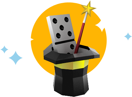 Abra Kadabra Alakazam *poof* Dominoes - Dice (477x368), Png Download