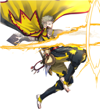 Odin Potent Force Btlface C - Odin Fire Emblem Heroes Png (340x388), Png Download