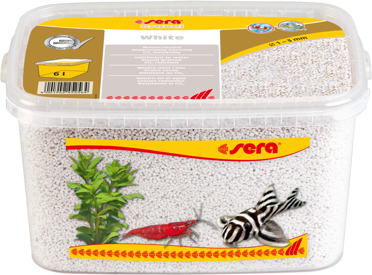 4001942452564 45256 Int Sera Gravel White 6 L - Sera Spirulina Tabs 100 Ml (1280x944), Png Download