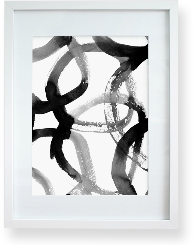 Pebble Watercolor Art Print - Watercolor Painting (900x900), Png Download