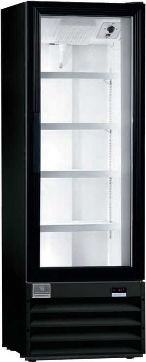 Kcgm10r - Kelvinator Kcgm10rb 10 Cu. Ft. Single Swing Glass Door (800x800), Png Download
