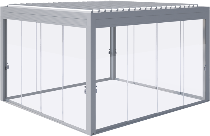 Tempered Glass - Sliding Glass Door (972x500), Png Download