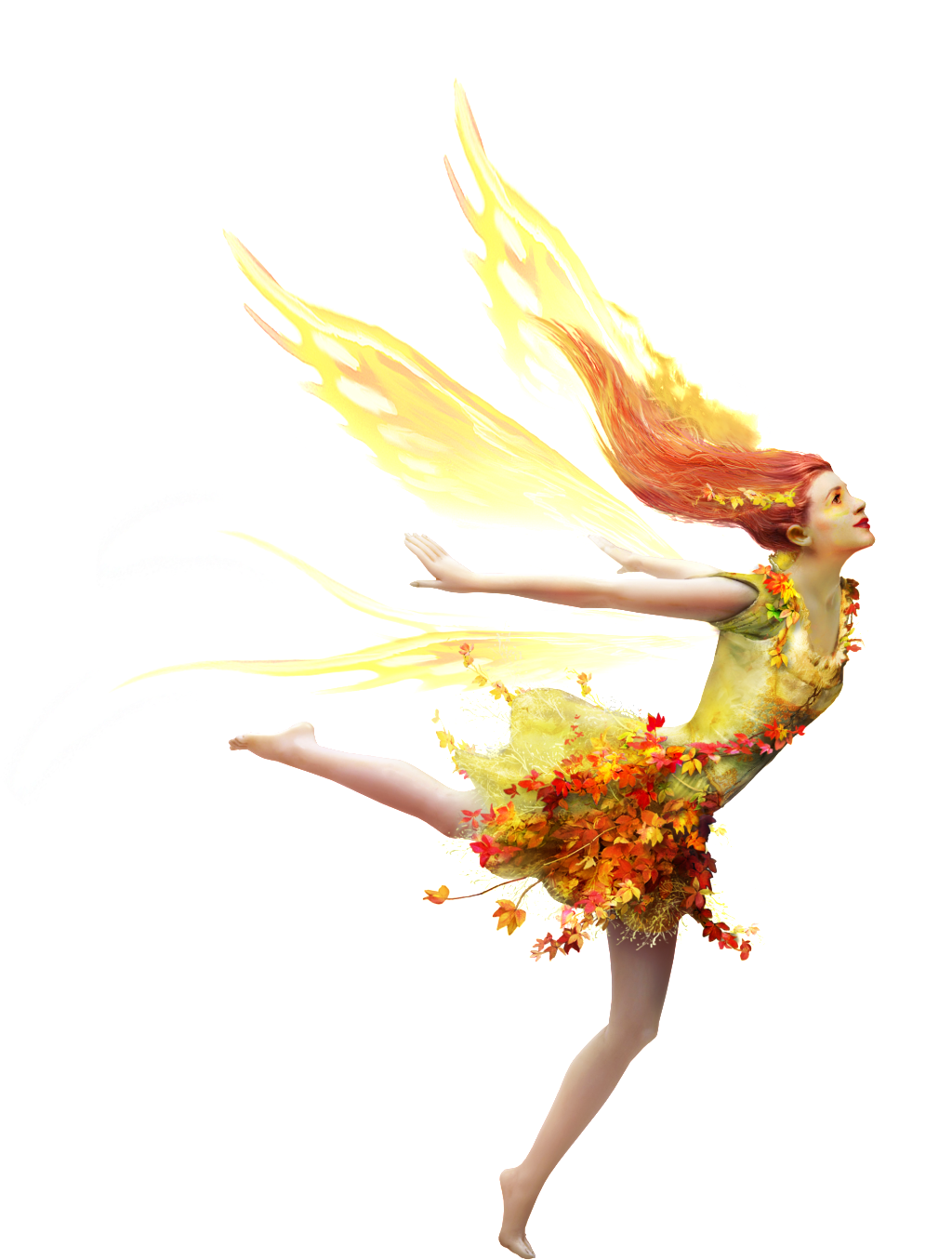 Painted Fairy Flower Fairy Pattern - Elfos Fotos De Hadas Transparentes Para Photoshop (1024x1355), Png Download