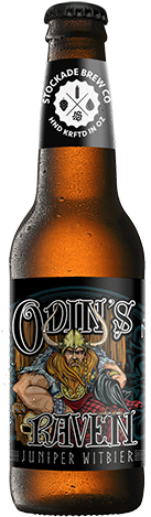 Beer Stockade Brew Co Odin's Raven - Beer Bottle (300x475), Png Download