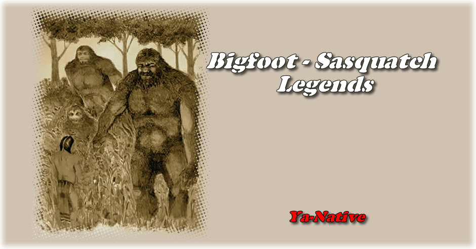"here In The Northwest, And West Of The Rockies Generally, - Indians And Bigfoot (940x492), Png Download