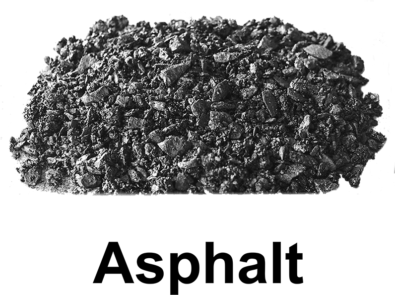 Asphalt Is Made From Sand, Gravel And An Oil-based - Asphalt (1048x698), Png Download