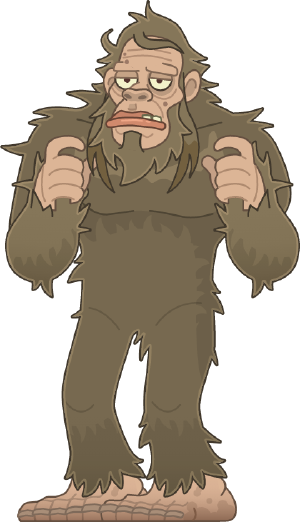 Bigfoot - Poptropica Cryptids (300x522), Png Download