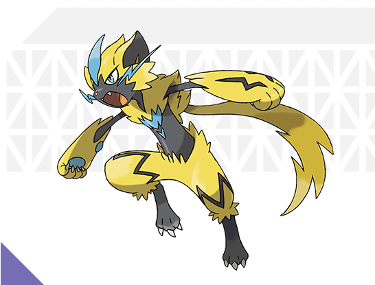 Mythical Pokémon Distributions For Zeraora Will Take - Pokemon Zeraora (545x500), Png Download