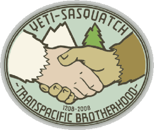 If Yeti's And Sasquatch Can Get Along, Why Can't We - Yeti And Sasquatch (500x423), Png Download