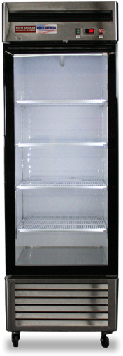 A1gdc-ss Glass Door Reach In Refrigerator - Refrigerator (700x700), Png Download