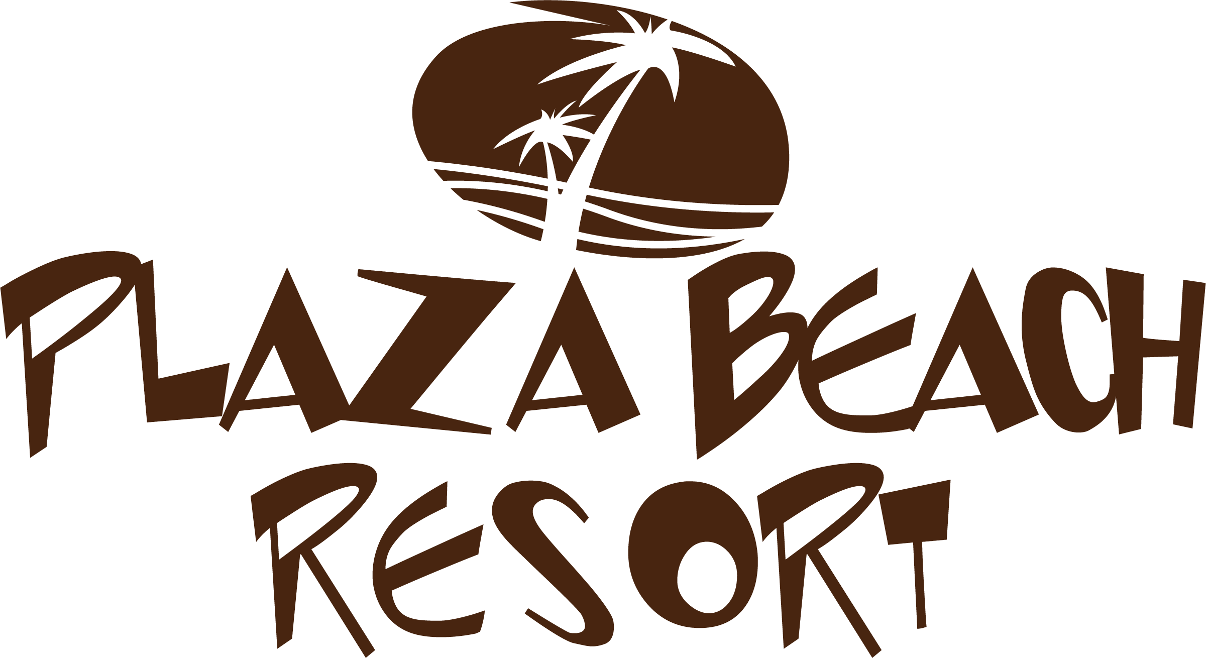 Plaza Beach Solivar Logo - Plaza Beach (2401x1310), Png Download