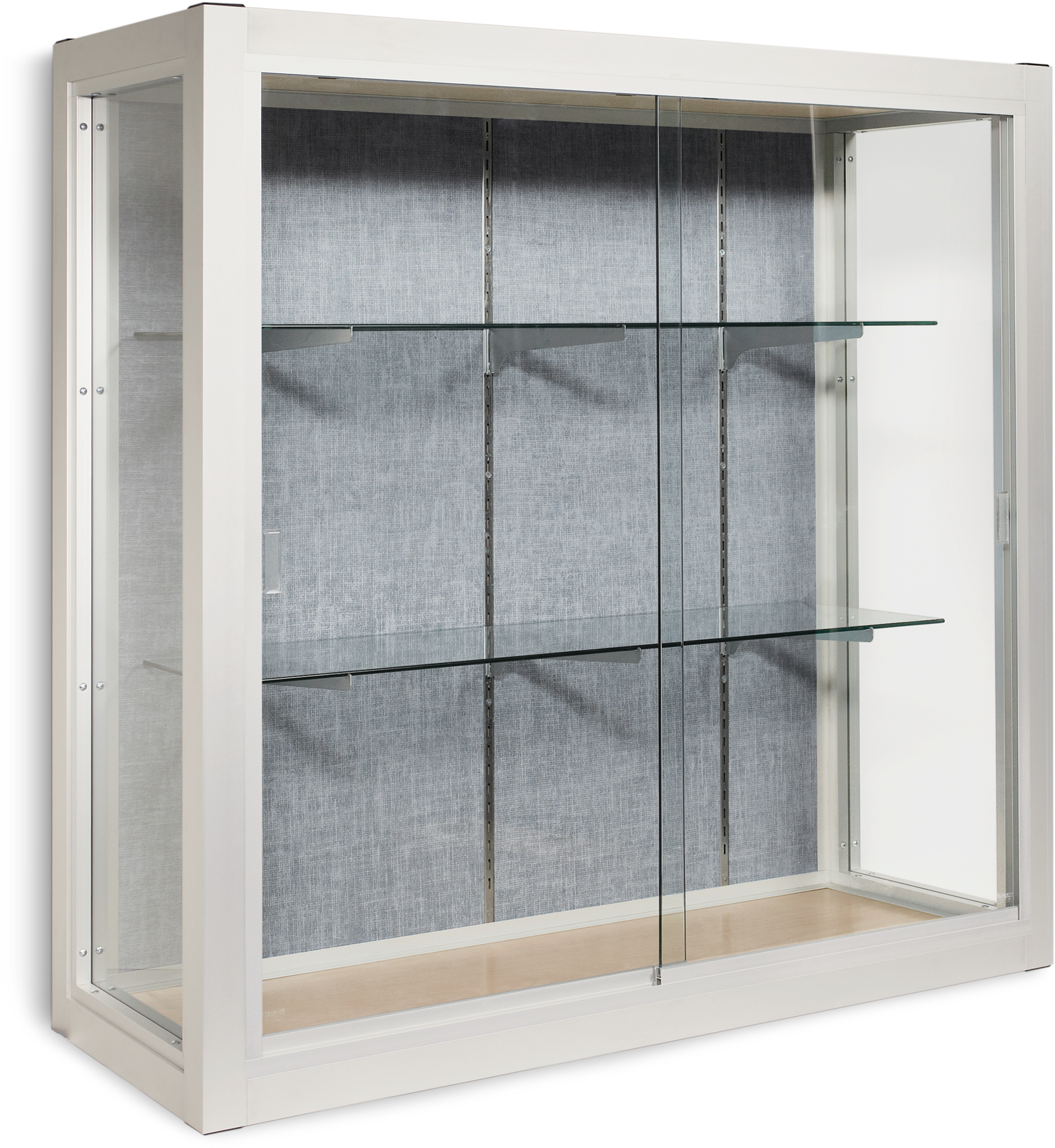 Trophy And Display Case With Sliding Glass Doors - Trophy Case Sliding Glass Doors (1800x2009), Png Download