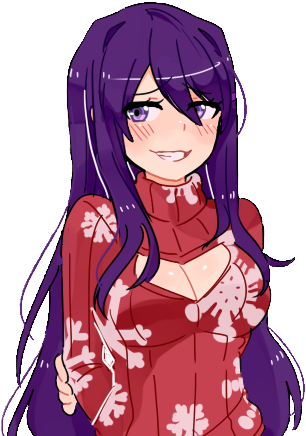 Mediatransparent Boob - Doki Doki Yuri Cute (399x468), Png Download