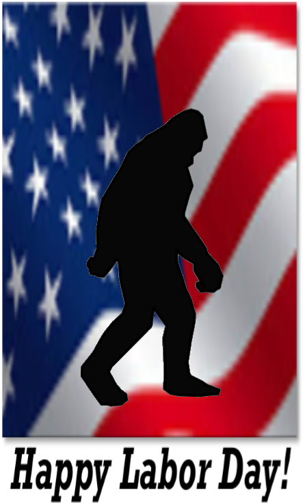Labor Day Flag Sasquatch - Flag Of The United States (446x750), Png Download