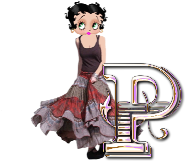 Alphabets Png - Betty Boop (540x380), Png Download